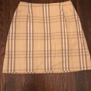 Burberry Check Mini Skirt 4